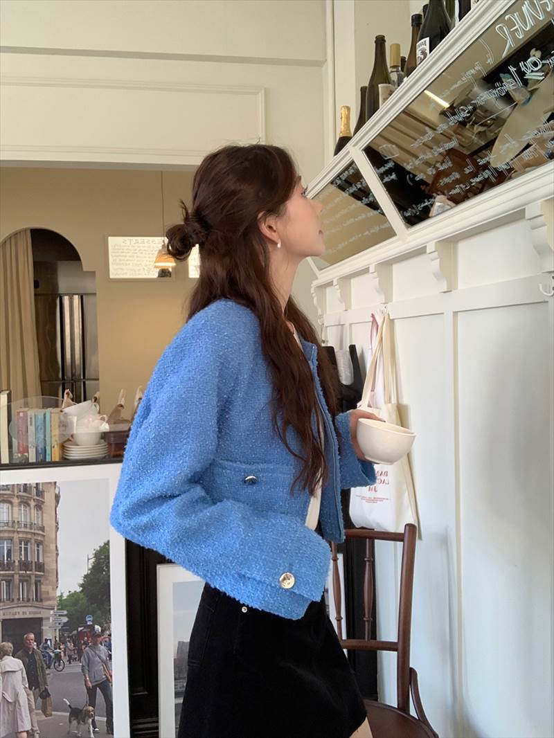 アウター レディース ジャケット ツイード コート 長袖 大人可愛い きれいめ シンプル お洒落 大人女子 20代 30代 学生 通学 おしゃれ かっこいい 旅行 着回し 普段使い 重ね着 韓国系 フ