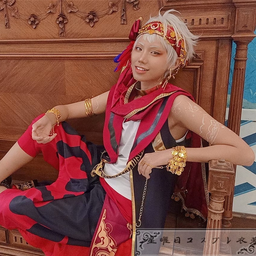 ツイステ スカラビア寮 カリムアルアジーム kalim コスプレ衣装 コスチューム ツイステ スカラビア寮 カリムアルアジーム kalim コスプレ衣装 コスチューム