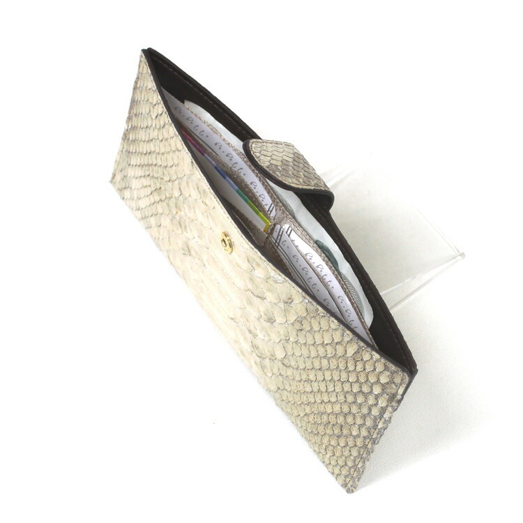 ピトンドール 日本製 ダイヤモンドパイソン 牛革 ヘビ革 単束入れ 長財布 スリム 1523-626 ピトンドール 日本製 ダイヤモンドパイソン 牛革 ヘビ革 単束入れ 長財布 スリム 1523-626
