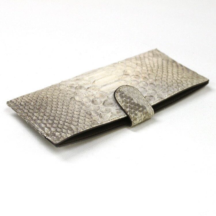 ピトンドール 日本製 ダイヤモンドパイソン 牛革 ヘビ革 単束入れ 長財布 スリム 1523-626 ピトンドール 日本製 ダイヤモンドパイソン 牛革 ヘビ革 単束入れ 長財布 スリム 1523-626