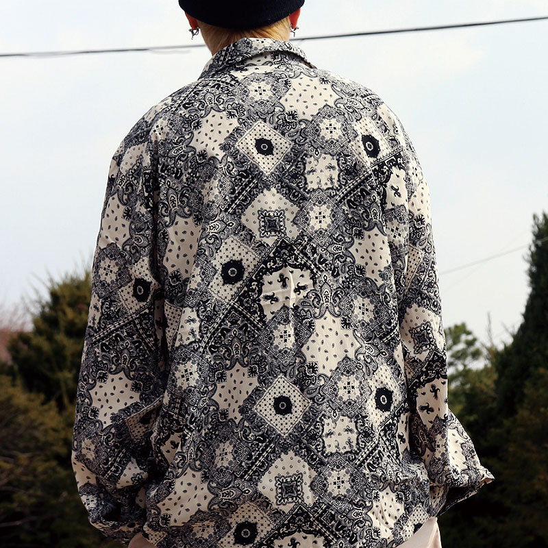 BTS JUNGKOOK 着用 menspanda Shark bandana pattern overfit shirt 【セール】