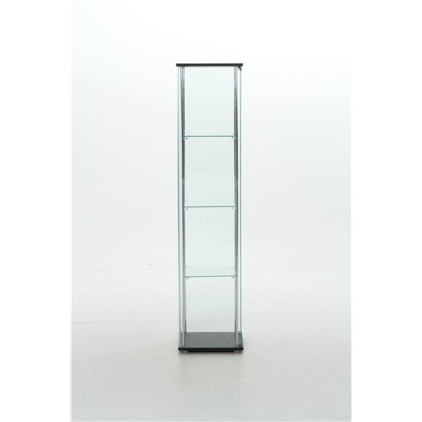 お買い得 ds-1951460 4段 ブラウン : 家具・インテリア : ガラスコレクションケース 正規店好評