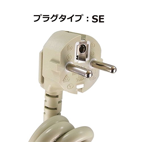 Wonpro 高電圧対応6口 海外旅行用テーブルタップ SE/2500Wタイプ WES4-D109 Wonpro 高電圧対応6口 海外旅行用テーブルタップ SE/2500Wタイプ WES4-D109