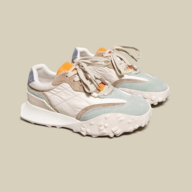 今の流行厚底スニーカー2025春夏作レディース滑り止め通気性フラットシューズ韓国ファッションローファー 今の流行厚底スニーカー2025春夏作レディース滑り止め通気性フラットシューズ韓国ファッションローファー