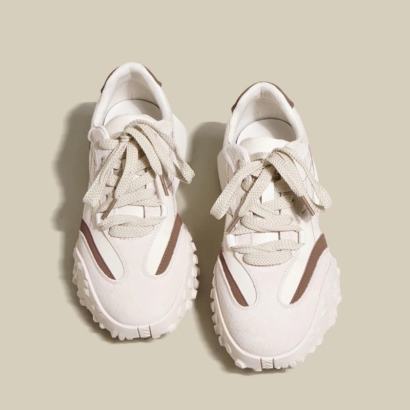 今の流行厚底スニーカー2025春夏作レディース滑り止め通気性フラットシューズ韓国ファッションローファー 今の流行厚底スニーカー2025春夏作レディース滑り止め通気性フラットシューズ韓国ファッションローファー