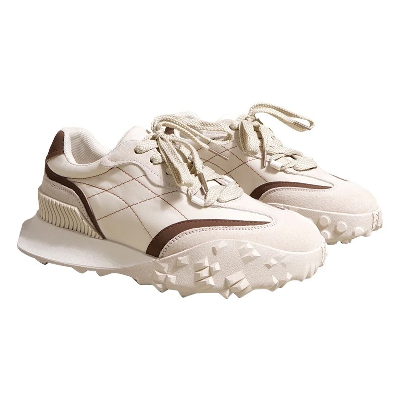 今の流行厚底スニーカー2025春夏作レディース滑り止め通気性フラットシューズ韓国ファッションローファー 今の流行厚底スニーカー2025春夏作レディース滑り止め通気性フラットシューズ韓国ファッションローファー