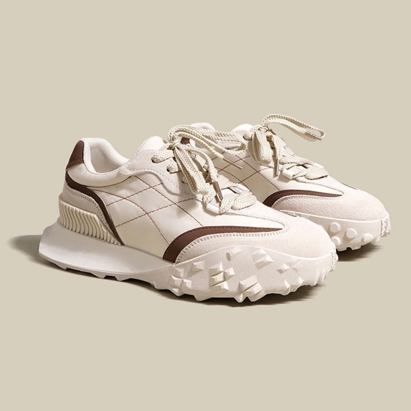 今の流行厚底スニーカー2025春夏作レディース滑り止め通気性フラットシューズ韓国ファッションローファー 今の流行厚底スニーカー2025春夏作レディース滑り止め通気性フラットシューズ韓国ファッションローファー