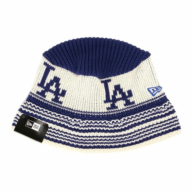 メール便 ニット バケットハット ロサンゼルス・ドジャース [14667669] KNIT BUCKET LOSDOD メンズ・レディース 帽子 インディゴブルー/クローム 正規取扱店