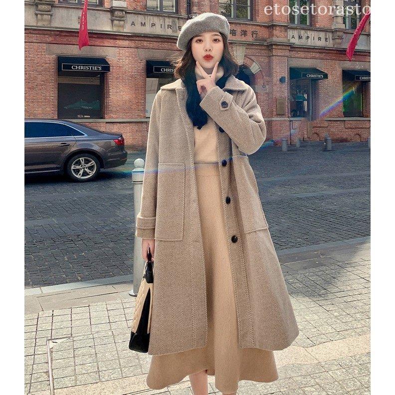 大人気上品チェスターコートレディースロング丈Pコート秋冬ロングコートアウター厚体型カバーお洒落着痩せ上品通勤二次会大人 大人気上品チェスターコートレディースロング丈Pコート秋冬ロングコートアウター厚体型カバーお洒落着痩せ上品通勤二次会大人