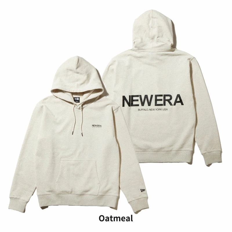 ニューエラ スウェット パーカー NEW ERA スウェット プルオーバー フーディー The Origin オートミール トップス フード スウェット