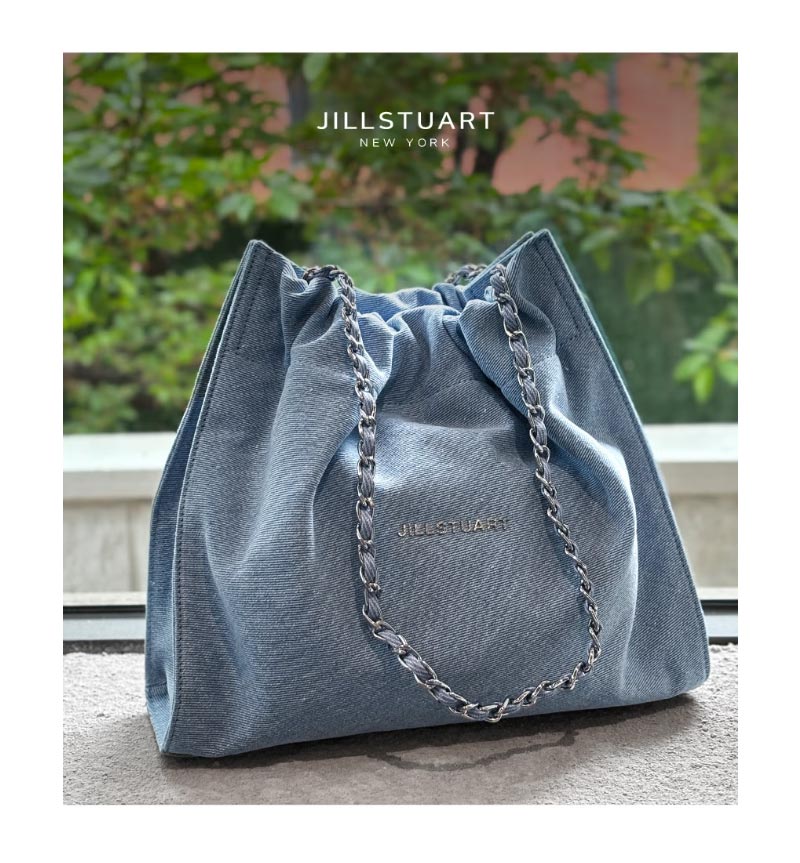 [COCO CHAIN] DENIM DRAWSTRING CHAIN SHOULDER M [demim / Dark denim ] / JABA4F168B2 / JABA4F178B3