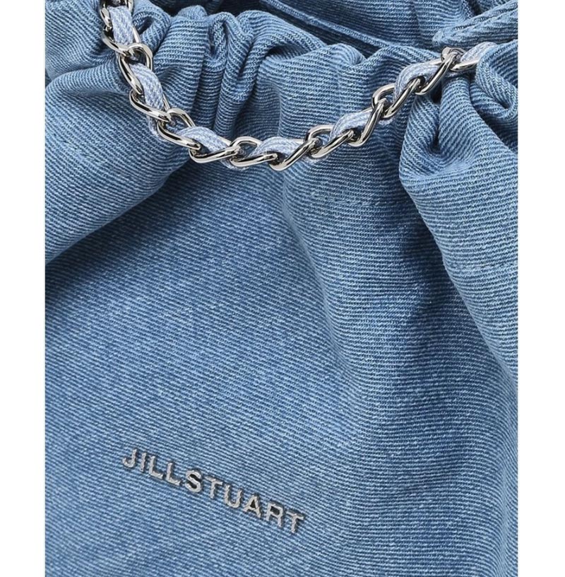 [COCO CHAIN] DENIM DRAWSTRING CHAIN SHOULDER M [demim / Dark denim ] / JABA4F168B2 / JABA4F178B3