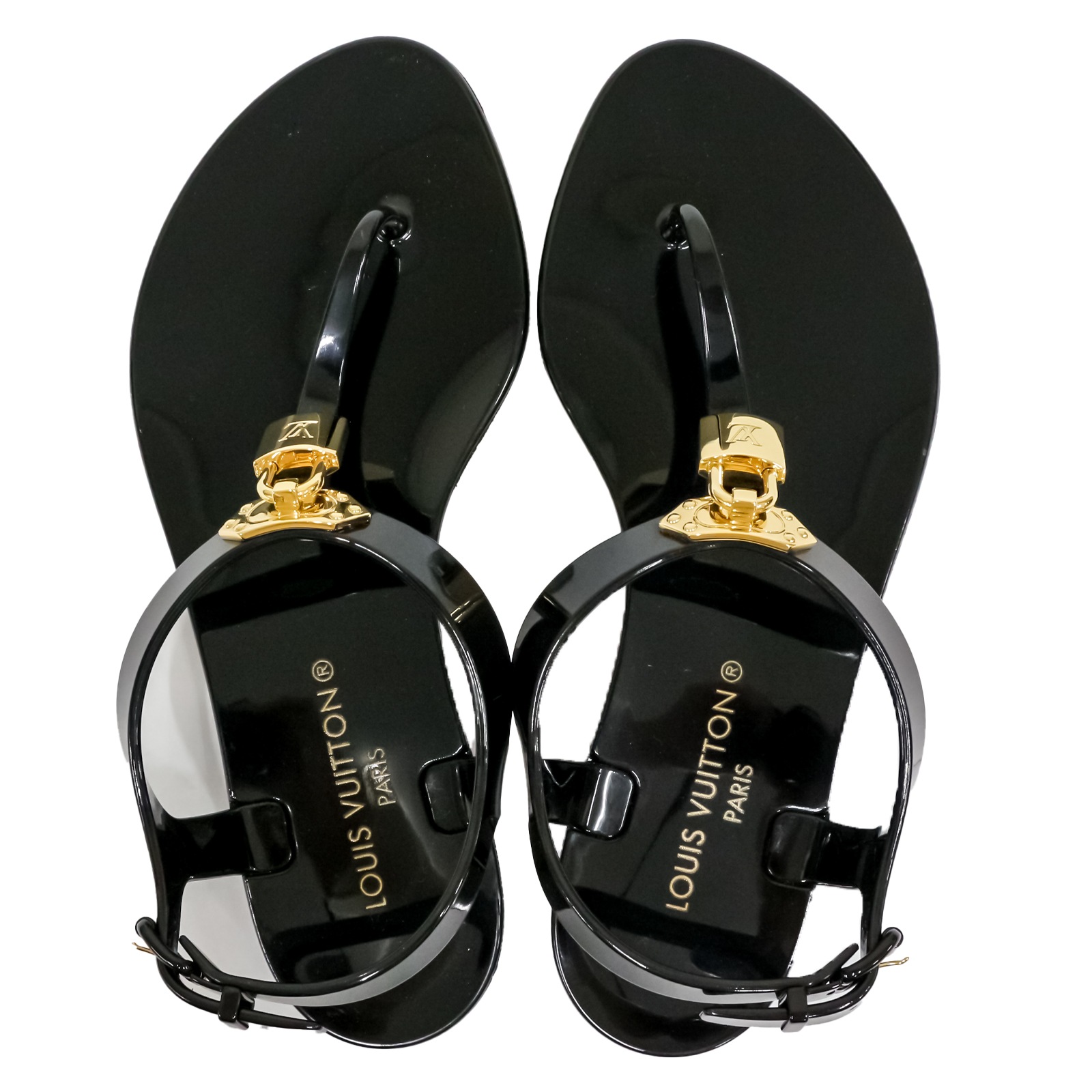 【正規品保証・未使用品】 ビキニライン LV刻印パドロック付 サンダル 35 ブラック レディース 【SD041】 【正規品保証・未使用品】 ビキニライン LV刻印パドロック付 サンダル 35 ブラック レディース 【SD041】