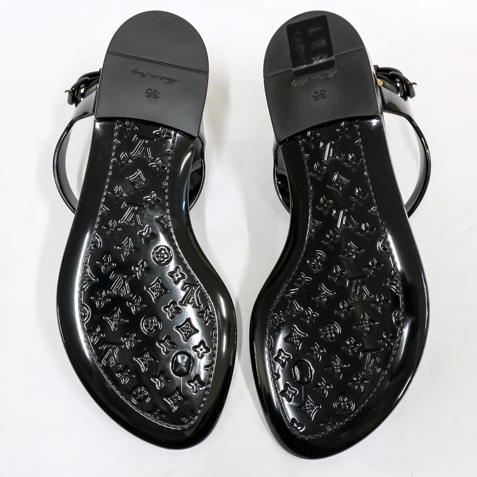 【正規品保証・未使用品】 ビキニライン LV刻印パドロック付 サンダル 35 ブラック レディース 【SD041】 【正規品保証・未使用品】 ビキニライン LV刻印パドロック付 サンダル 35 ブラック レディース 【SD041】