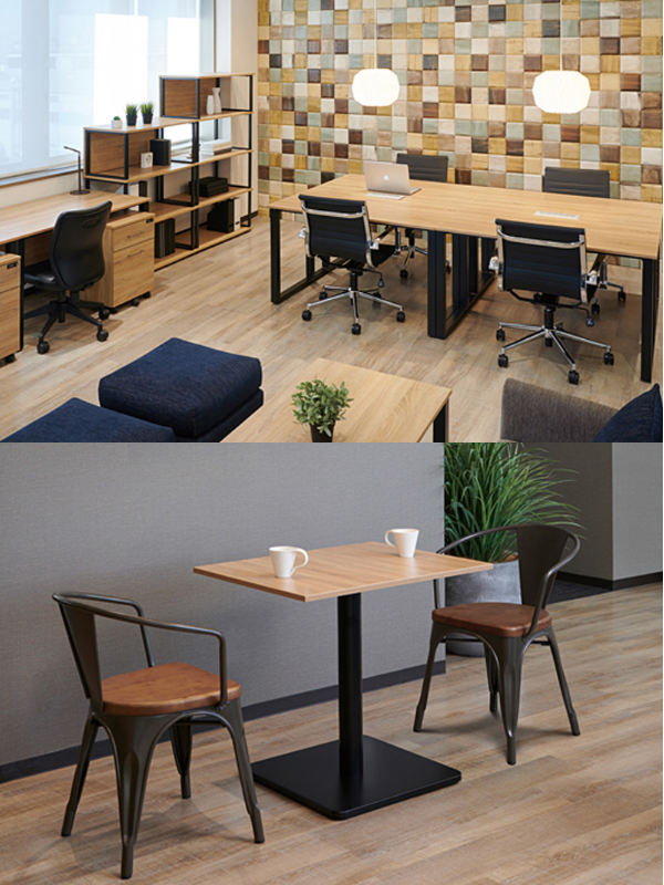 デスクワゴン 高さ 木目調 2段 キャスター 引き出し ワゴン 書類 収納