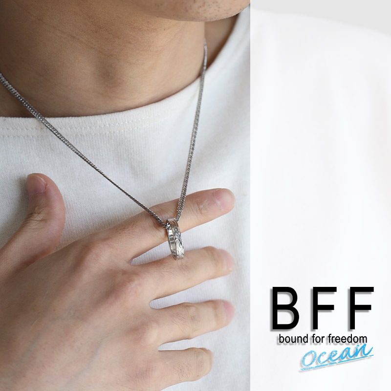 BFF ハワイアンリングネックレス [bffn-r001-s]