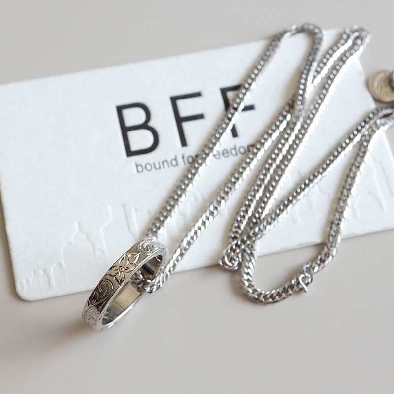BFF ハワイアンリングネックレス [bffn-r001-s]