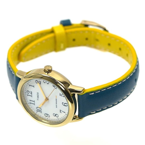 タイメックス 腕時計 レディース TIMEX イージーリーダー ポップ EASY READER POP レザーベルト TW2R99800