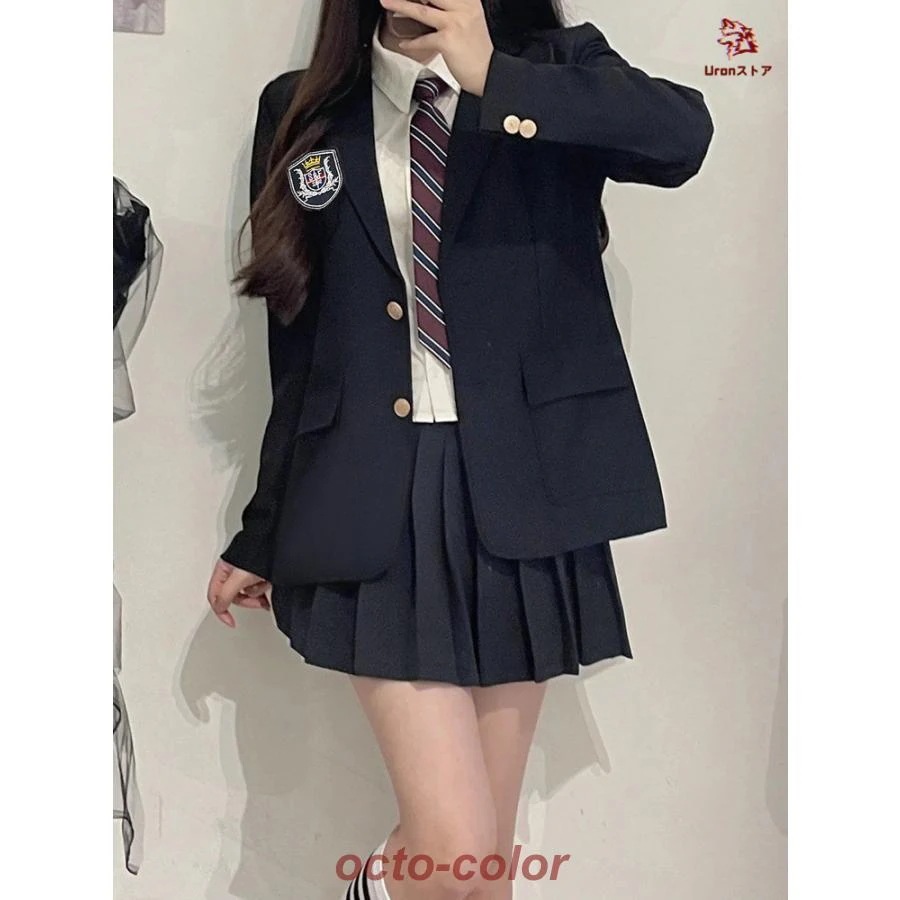 今月の新型 スーツ 女の子 卒業式 中学生 高校生 2点セット 制服 JK 韓国 小学生 スカートスーツ ジャケット スカート かっこいい セット 大きめサイズ 卒服 フォーマル 入