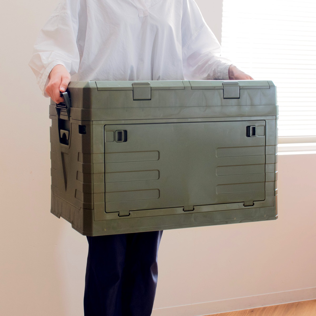 収納ボックス 2WAYオープン コンテナ L 折りたたみ 幅58x奥行39x高さ40cm 収納ケース 収納 ボックス 前開き 折りたたみコンテナ 積み重ね ふた付き スタッキング プラスチック 収納ボックス 2WAYオープン コンテナ L 折りたたみ 幅58x奥行39x高さ40cm 収納ケース 収納 ボックス 前開き 折りたたみコンテナ 積み重ね ふた付き スタッキング プラスチック