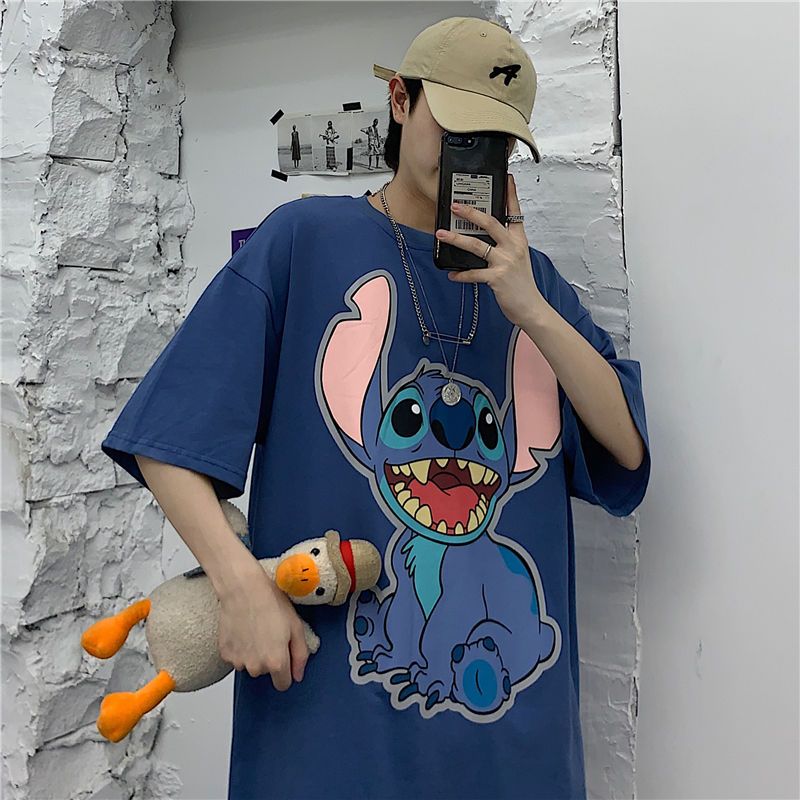 コットン2024カップルコーデステッチ半袖tシャツ女子学生ゆったり韓国版ヒップホップ半袖イントップス コットン2024カップルコーデステッチ半袖tシャツ女子学生ゆったり韓国版ヒップホップ半袖イントップス