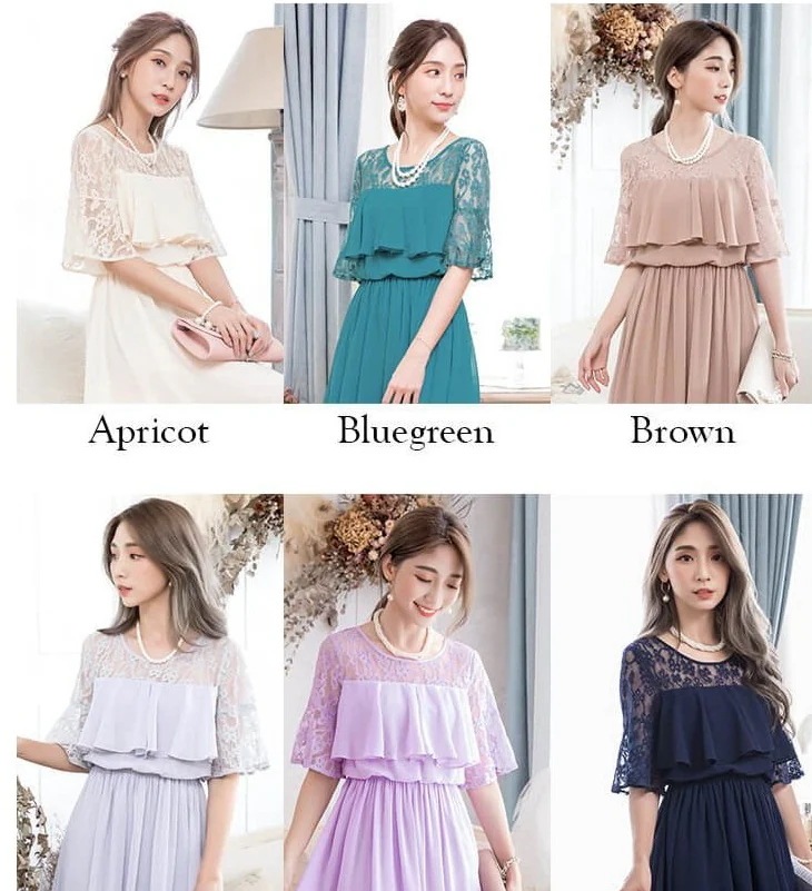 パーティードレス 結婚式 ワンピース Aライン フォーマル 袖あり 成人式 同窓会 謝恩会 20代 30代 大きいサイズ 成人式 二次会 ロング 披露宴 レース パーティードレス 結婚式 ワンピース Aライン フォーマル 袖あり 成人式 同窓会 謝恩会 20代 30代 大きいサイズ 成人式 二次会 ロング 披露宴 レース