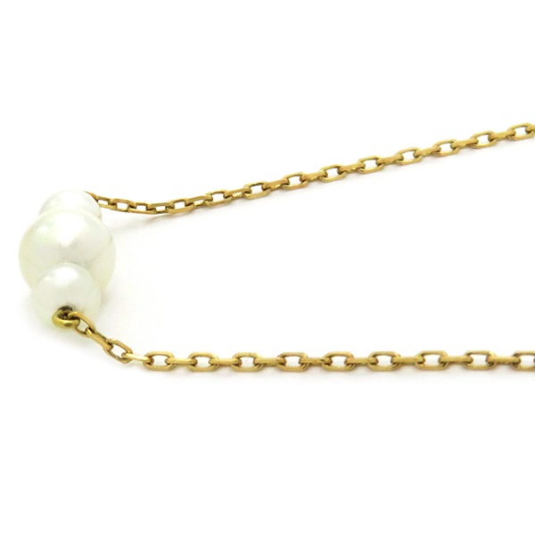 ミキモト MIKIMOTO ネックレス パールネックレス K18YG パール イエローゴールド MIKIMOTO 3P 【中古】 ミキモト MIKIMOTO ネックレス パールネックレス K18YG パール イエローゴールド MIKIMOTO 3P 【中古】