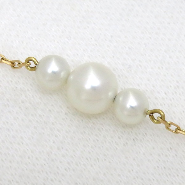 ミキモト MIKIMOTO ネックレス パールネックレス K18YG パール イエローゴールド MIKIMOTO 3P 【中古】 ミキモト MIKIMOTO ネックレス パールネックレス K18YG パール イエローゴールド MIKIMOTO 3P 【中古】