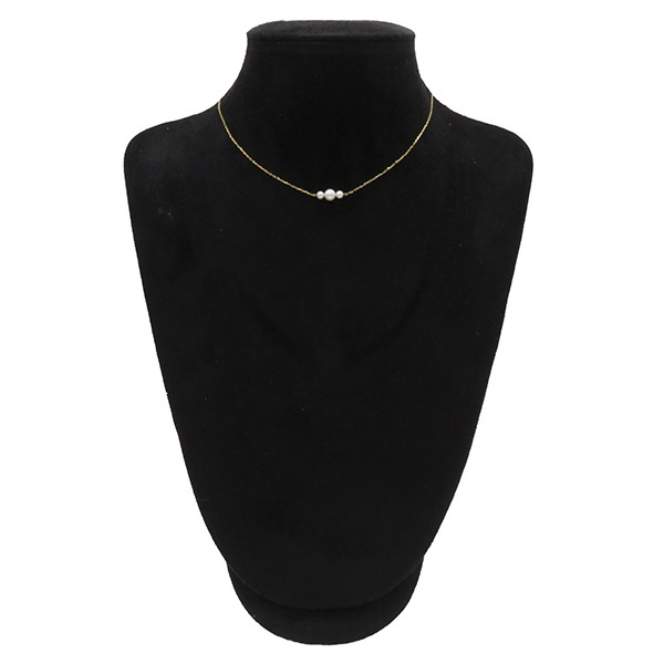 ミキモト MIKIMOTO ネックレス パールネックレス K18YG パール イエローゴールド MIKIMOTO 3P 【中古】 ミキモト MIKIMOTO ネックレス パールネックレス K18YG パール イエローゴールド MIKIMOTO 3P 【中古】