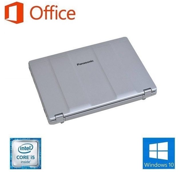 サポート付きPanasonic CF-SZ5 パナソニック Windows10 メモリ:4GB SSD:512GB Office 2019 Core i5 + wifi+4.2Bluetoothア