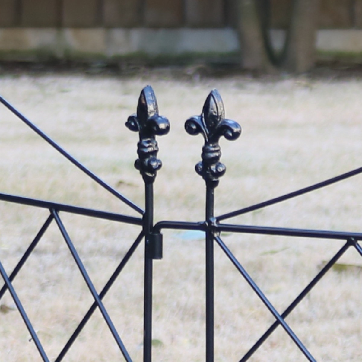 フェンス アプローチローフェンス 4枚組 ガーデンフェンス アイアン 柵 園芸 エクステリア 雑貨 花壇 庭 ベランダ バルコニー ガーデニング アイアンガーデンフェンス トレリス