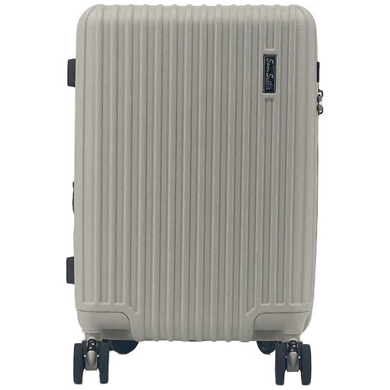 SAMSUFFIT　静穏キャスター スーツケース アイボリー [TSAロック搭載 /37(/43) L /1泊～2泊]　SS-0849-48IV