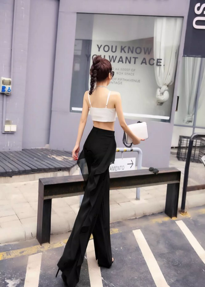 ボトムス パンツ ワイドパンツ ロング丈 ワイド シフォン ハイウエスト ウエストゴム 透け感 ティアード ポリエステル 大人可愛い きれいめ 大人 上品 おしゃれ 大人女子 こなれ感 キュート ボトムス パンツ ワイドパンツ ロング丈 ワイド シフォン ハイウエスト ウエストゴム 透け感 ティアード ポリエステル 大人可愛い きれいめ 大人 上品 おしゃれ 大人女子 こなれ感 キュート