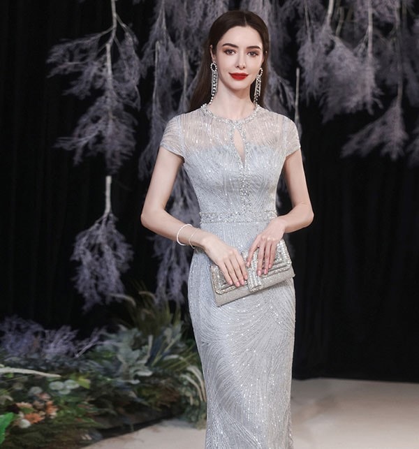 演奏会 結婚式 母親 イブニングドレス キラキラ ピアノ発表会 シルバー 灰色 袖付き ワンピース 半袖 タイト ステージドレス 二次会 パーティードレス ウエディング エレガント ドレス 大人 ピア 演奏会 結婚式 母親 イブニングドレス キラキラ ピアノ発表会 シルバー 灰色 袖付き ワンピース 半袖 タイト ステージドレス 二次会 パーティードレス ウエディング エレガント ドレス 大人 ピア