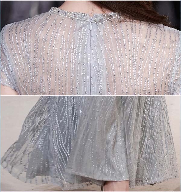 演奏会 結婚式 母親 イブニングドレス キラキラ ピアノ発表会 シルバー 灰色 袖付き ワンピース 半袖 タイト ステージドレス 二次会 パーティードレス ウエディング エレガント ドレス 大人 ピア 演奏会 結婚式 母親 イブニングドレス キラキラ ピアノ発表会 シルバー 灰色 袖付き ワンピース 半袖 タイト ステージドレス 二次会 パーティードレス ウエディング エレガント ドレス 大人 ピア