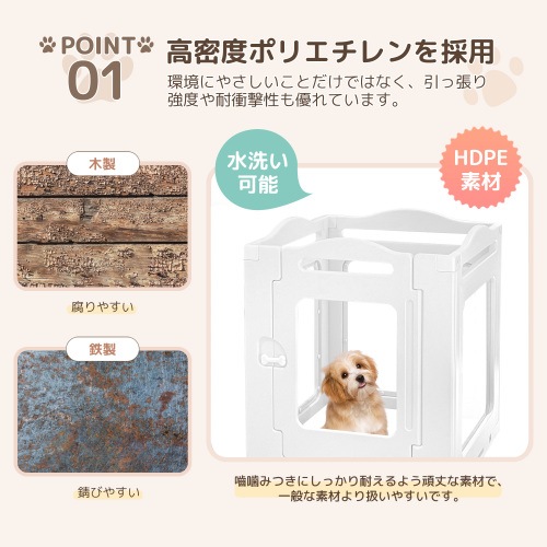 サークル 犬 ドッグサークル ペットサークル ドア付き 4枚セット 小型犬 中型犬 ケージ 犬用品 犬 犬用 老犬 シニア 滑り止め付き 多頭飼い 方形 広々 連結 丈夫 拡張 頑丈 ペット用ケージ サークル 犬 ドッグサークル ペットサークル ドア付き 4枚セット 小型犬 中型犬 ケージ 犬用品 犬 犬用 老犬 シニア 滑り止め付き 多頭飼い 方形 広々 連結 丈夫 拡張 頑丈 ペット用ケージ