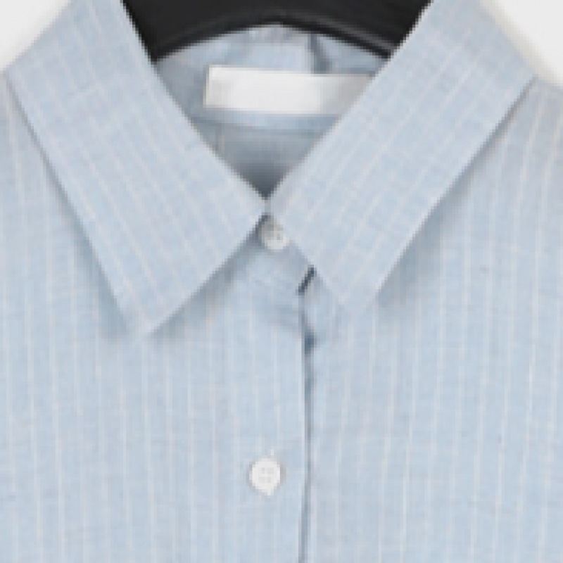 ブラックアップフォーキンサマーストライプルーズフィットシャツ