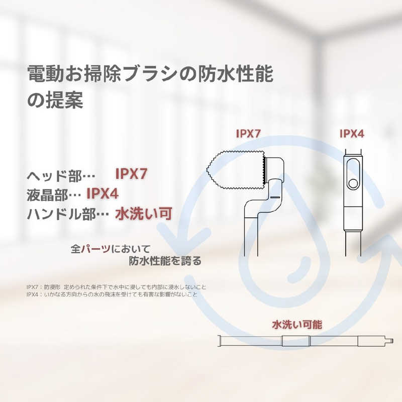 アズマ　防水型パワフル回転ブラシ FoReRo ［コードレス］　NAR2-WPB1E
