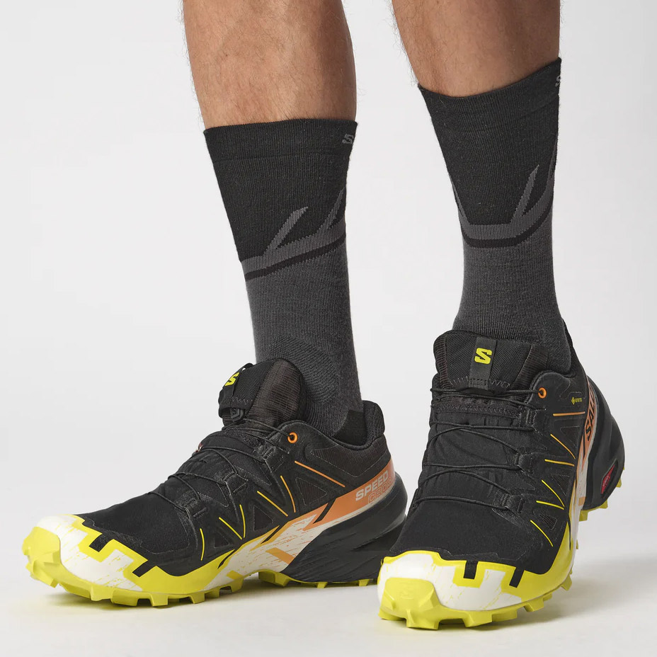 SPEEDCROSS 6 GORE-TEX L47465400 スニーカー メンズ アウトドア ランニング ハイキング レジャー ゴアテックス 防水 通気性 ハイキング 防水 黒 ブラック