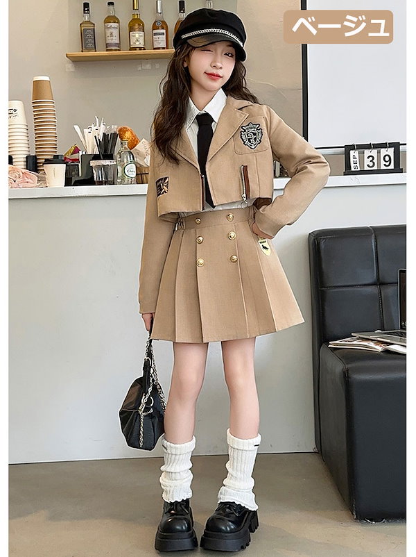 入学式 女の子 スーツ フォーマルスーツ 卒業式 セットアップ スーツセット 女子 高校生 チェック 柄 可愛い ジャケット コート スカート S M L XL 大きいサイズ 入学式 スーツ 子供服 パンツスーツ 卒業式 女の子 卒園 入学式 キッズ