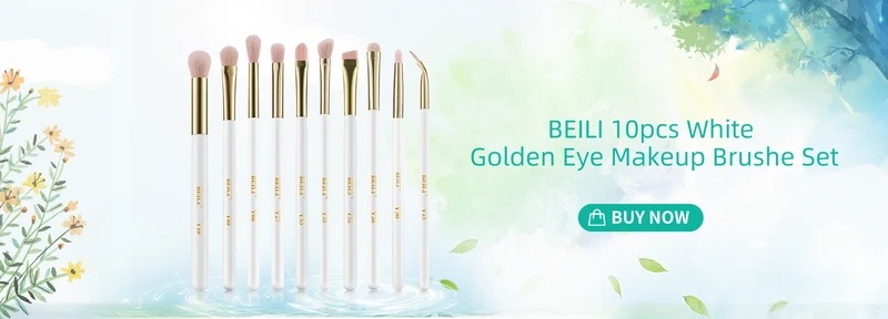 Beili-メイクブラシキット,15個,プロのメイクツール,眉毛アイシャドウ,チーク,アイライナー Beili-メイクブラシキット,15個,プロのメイクツール,眉毛アイシャドウ,チーク,アイライナー