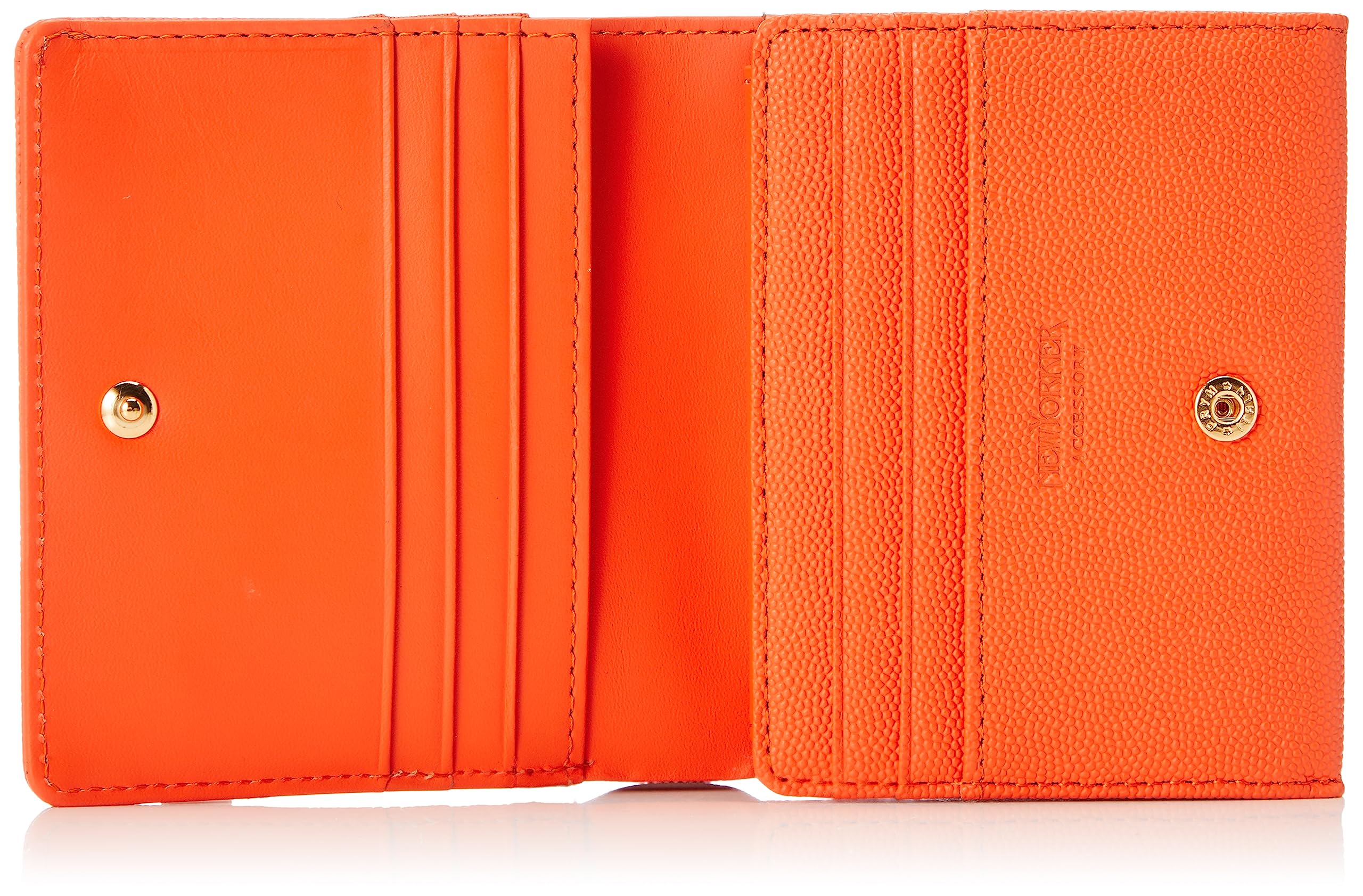 [ニューヨーカー アクセサリー] 二つ折り ボックス 小銭入れ アーチ NYP893 オレンジ