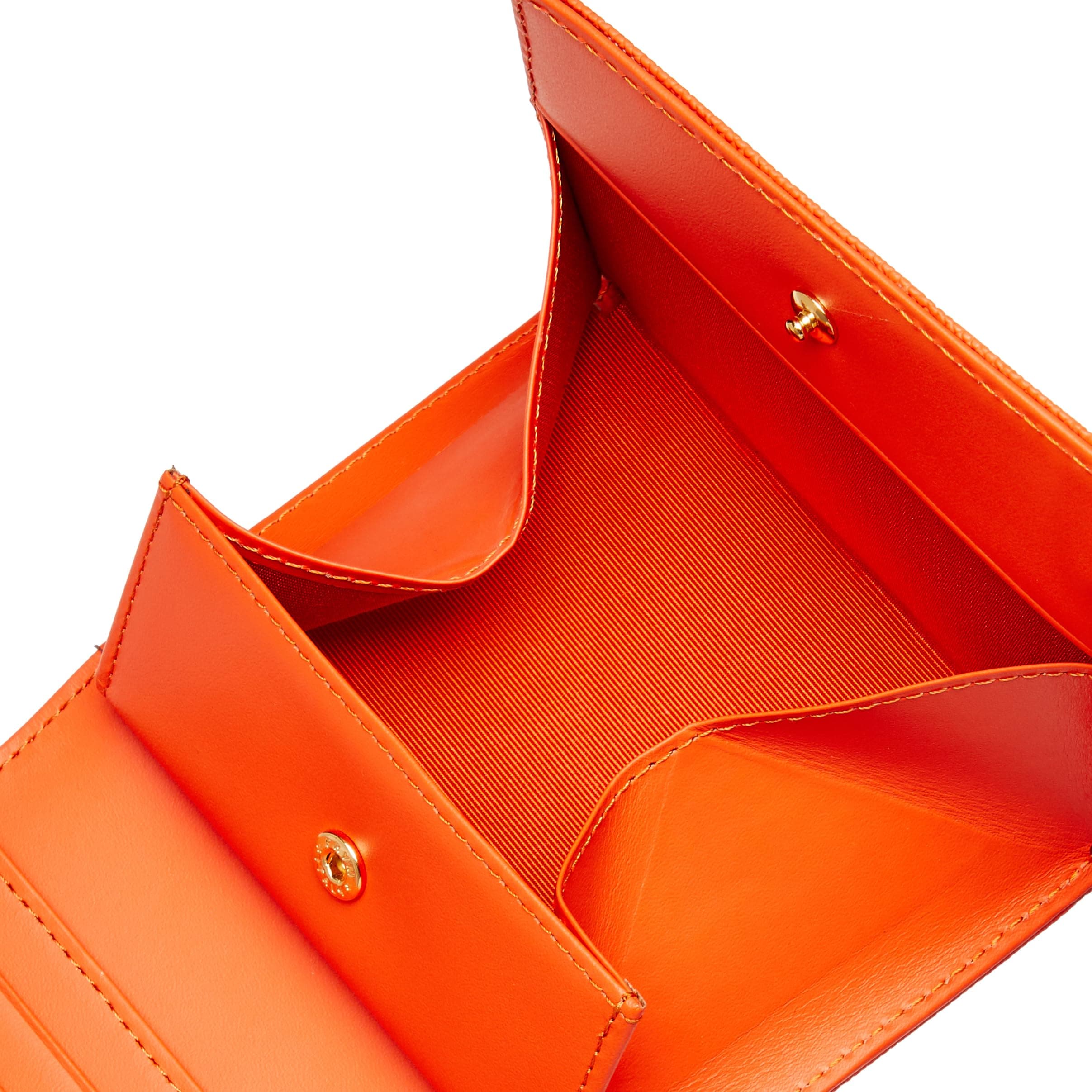 [ニューヨーカー アクセサリー] 二つ折り ボックス 小銭入れ アーチ NYP893 オレンジ