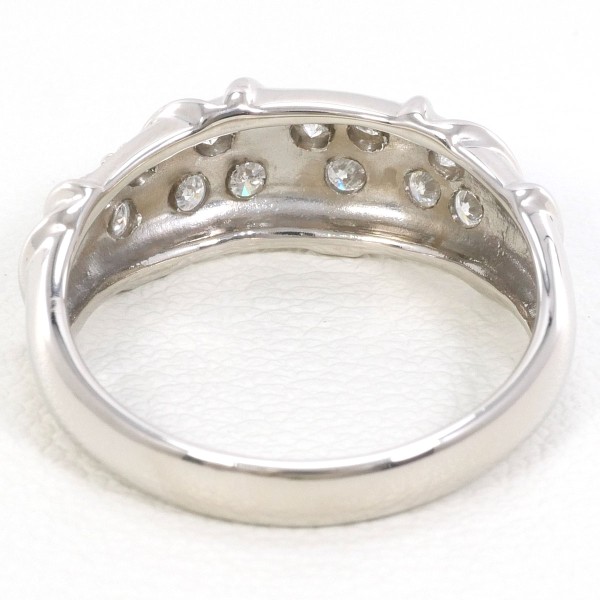 PT850 プラチナ リング 指輪 12号 ダイヤ 0.32 総重量約5.5g ジュエリー 中古 PT850 プラチナ リング 指輪 12号 ダイヤ 0.32 総重量約5.5g ジュエリー 中古