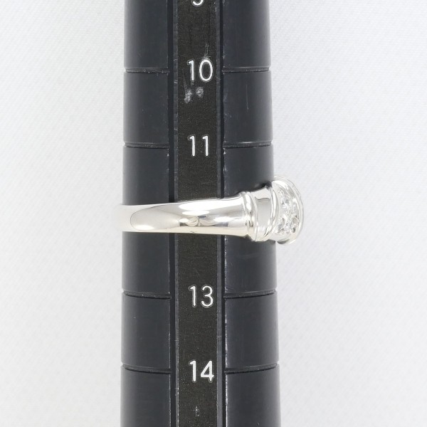 PT850 プラチナ リング 指輪 12号 ダイヤ 0.32 総重量約5.5g ジュエリー 中古 PT850 プラチナ リング 指輪 12号 ダイヤ 0.32 総重量約5.5g ジュエリー 中古