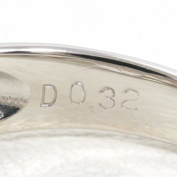 PT850 プラチナ リング 指輪 12号 ダイヤ 0.32 総重量約5.5g ジュエリー 中古 PT850 プラチナ リング 指輪 12号 ダイヤ 0.32 総重量約5.5g ジュエリー 中古