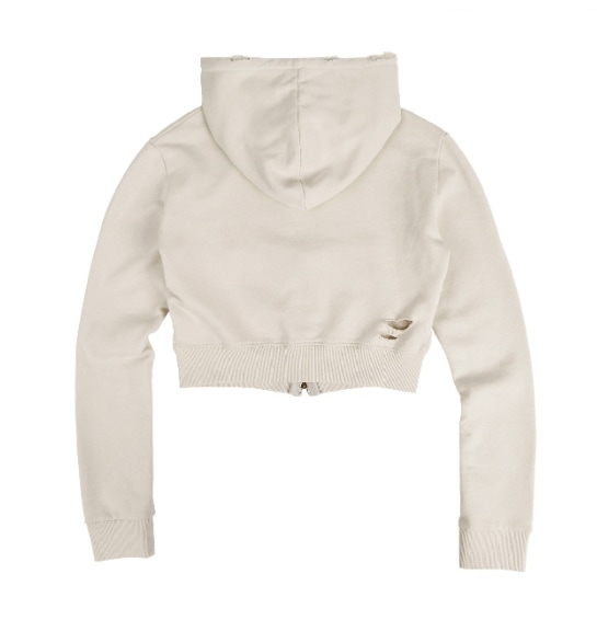 トップス aeae I LOVE CANDY Crop Hoodie AEAE I LOVE CANDY CROP HOODIE ZIP-UP BNA130 (AEAE/パーカー