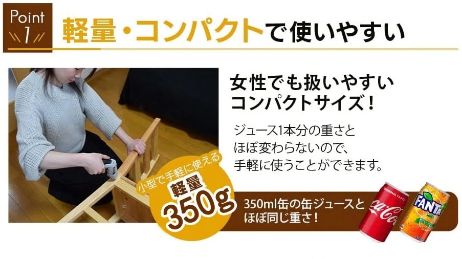 ドライバー 1800mAh 収納ボックス付き ドライバーセット 家具組み立て 小型 47個部品付き ハイパワー 3.5mトルク コードレス USB充電 電動ドライバー DIY 女性 超軽量 3.6V