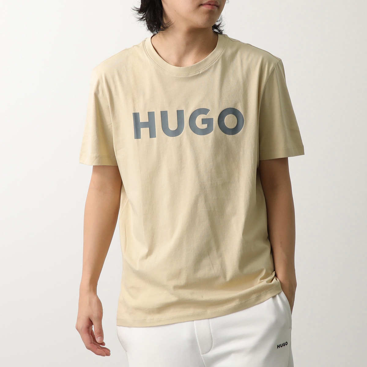 HUGO BOSS ヒューゴボス Tシャツ Dulivio デュリビオ 50467556 メンズ 半袖 コットンジャージー クルーネック ロゴ カラー5色