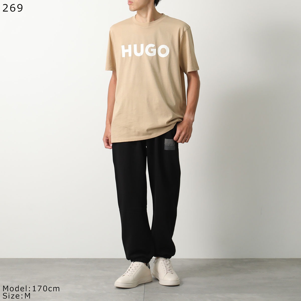 HUGO BOSS ヒューゴボス Tシャツ Dulivio デュリビオ 50467556 メンズ 半袖 コットンジャージー クルーネック ロゴ カラー5色